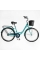 Велосипед міський Corso TRAVEL 26" TL-26417 + КОШИК одношвидкісний, сталева рама 16.5", корзина, багажник