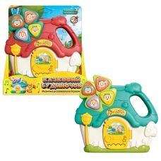 Музичний будиночок 11452 (48) "WToys", 2 кольори, ОЗВУЧ. УКРАЇНСЬКОЮ МОВОЮ, 10 казок, 15 загадок, 10 пісень, 10 скоромовок, підсвічування, в коробці
