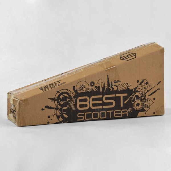 Самокат A 25772 /779-1524 "Best Scooter" 4 колеса PU, СВІТЛО, трубка керма алюмінієва, d передніх коліс = 12 см, d задніх коліс = 8 см, в коробці