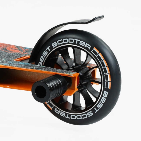 Самокат трюкових Best Scooter 18378 HIC-система, Пегі, алюмінієвий диск і дека, колеса PU d-110мм, ширина керма - 52 см, висота - 83 см, в коробці