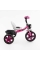 Велосипед 3-х колісний BS-22603 "Best Trike" колеса EVA переднє 12", заднє 10", сталева рама, фара з музикою та світлом, кошик, в коробці