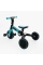 Велосипед 3-х колісний BS-77552 "Best Trike" колеса EVA переднє 8", заднє 6", нейлонова рама, трансформується у велобіг, підсвічування, в коробці