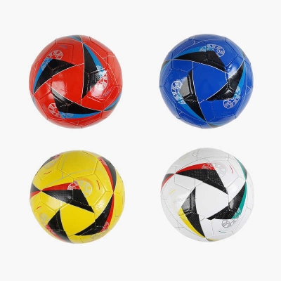М'яч футбольний C 70143 (100) 4 кольори, розмір №5, матеріал PVC, 280 грамів, гумовий балон, ВИДАЄТЬСЯ ТІЛЬКИ МІКС ВИДІВ