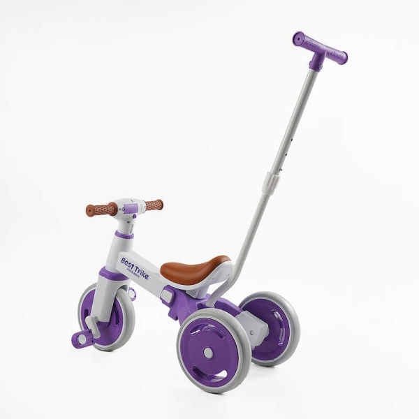Велосипед 3-х кол. Best Trike LB-10571 (1) матеріал рами нейлон, колеса передні 10'', задні 8'', батьківська ручка, в коробці