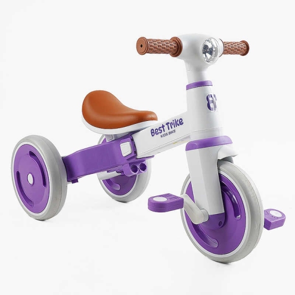 Велосипед 3-х кол. Best Trike LB-10571 (1) матеріал рами нейлон, колеса передні 10'', задні 8'', батьківська ручка, в коробці