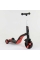 Самокат 3в1 JT 28288 Best Scooter, самокат-велобіг-велосипед, ЧЕРВОНИЙ, світло, 8 мелодій, колеса PU, переднє колесо d = 20см, задні d = 11см