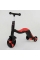Самокат 3в1 JT 28288 Best Scooter, самокат-велобіг-велосипед, ЧЕРВОНИЙ, світло, 8 мелодій, колеса PU, переднє колесо d = 20см, задні d = 11см