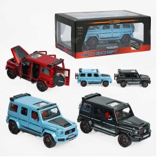 Джип 77070 (12) "Авто Експерт", 3 кольори, металопластик, 1:24, звук, світло, інерція, рухомі елементи, 2 режими, викрутка, в коробці, ВИДАЄТЬСЯ ТІЛЬКИ МІКС ВИДІВ