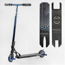 Самокат трюковий PL-71744 Best Scooter (4) "Portal" HIC-система, ПЕГИ, алюмінієвий диск та дека, колеса PU, d=120мм, ширина керма 58 см