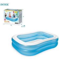Intex Басейн надувний 57180 NP (3) «Сімейний» 203х152х48 см, об`єм=540л, від 3 років, вага 3.5кг