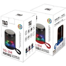Колонка C 72342 (80) bluetooth, підсвічування, акумулятор 3.7 V, micro USB, TF-картка, usb-слот, AUX- кабель, в коробці