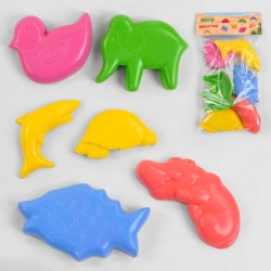Пасочки для піску 6 штук в наборі 21280 (35) "M-TOYS"
