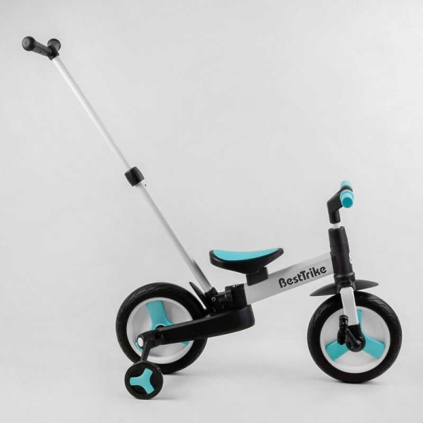 Велосипед-трансформер Best Trike 56659 колеса PU 10'', батьківська ручка, знімні педалі