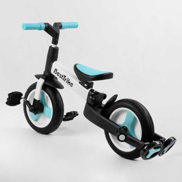 Велосипед-трансформер Best Trike 56659 колеса PU 10'', батьківська ручка, знімні педалі