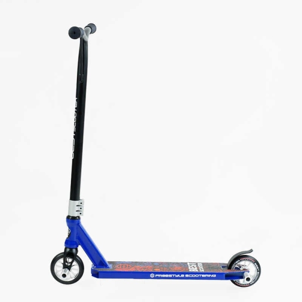 Самокат трюкових Best Scooter 50352 HIC-система, ПЕГИ, алюмінієвий диск і дека, колеса PU d-110 мм, ширина керма - 52 см, висота - 83 см, в коробці