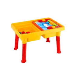 Столик із мозаїкою 8140 (4) "Technok Toys", контейнери для зберігання, мозаїка.
