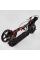 Самокат двоколісний "Best Scooter" D-64585 (2) гумовий килимок, ФАРА, переднє колесо PU 230мм, заднє колесо 200мм, 2 амортизатори, дискове гальмо