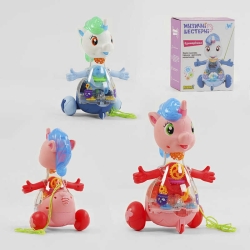 Музична єдиноріжка 32917 (60) WToys, Українське озвучення, шестерні, пісня, підсвічування, автоматичний рух, в коробці