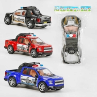 Машинка 9338 (72/2) 3 кольори, поліція, інерція, у пакеті, ВИДАЄТЬСЯ ТІЛЬКИ МІКС ВИДІВ