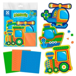Набір для творчості "М'яка мозаїка. Транспорт" VT4511-10 (укр) (24) "Vladi Toys"