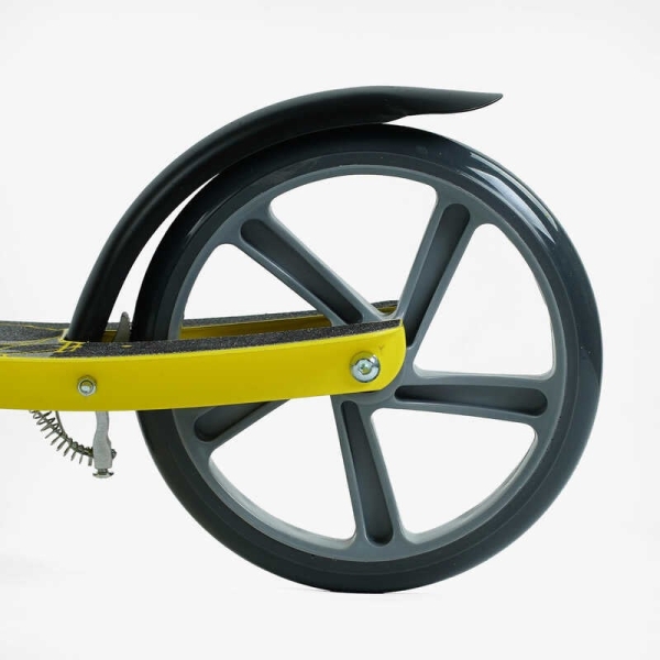 Самокат двоколісний "Best Scooter" FL-14320 (4) сталева рама, ручне гальмо, колеса PU 200мм, 1 амортизатор передній, в коробці