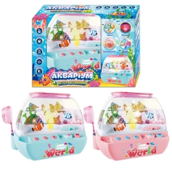 Музичний акваріум 49579 (24) WToys, 2 кольори, Українське озвучення, підсвічування, казки, пісні, Bluetooth, нічник, USB-кабель, в коробці