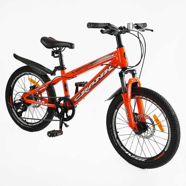 Дитячий спортивний велосипед 20" Corso CRANK CR-20734