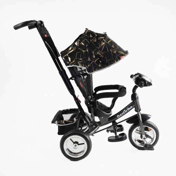 Велосипед 3-х колісний 6588/60-775 Best Trike КОЛЕСО ПІНА, d=25см переднє, d=20см задні, фара музична, USB, Bluetooth, в коробці