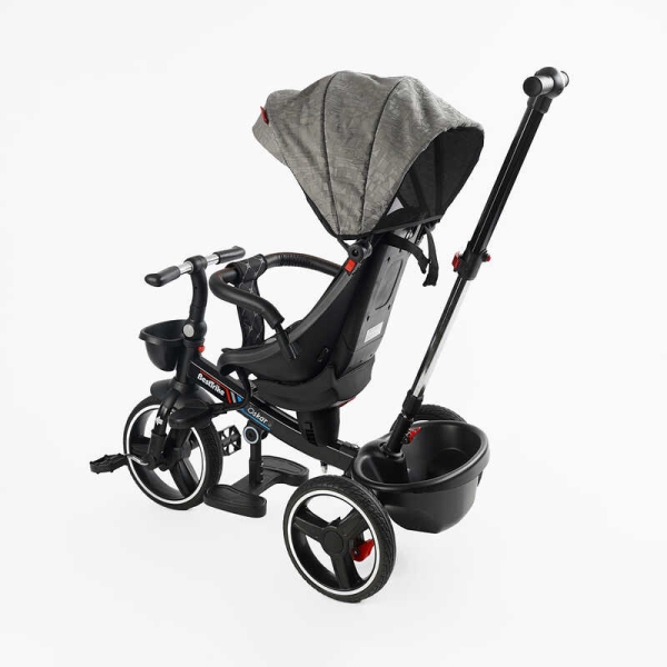 Велосипед 6390 – 18-698 BestTrike "Oscar" ПОВОРОТНЕ СИДІННЯ, КЕРМО СКЛАДАЄТЬСЯ, КОЛЕСА З ПРОГУМОВАНИМ PU, КОШИК, ТЕЛЕСКОПІЧНА РУЧКА