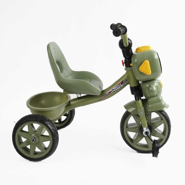 Велосипед 3-х колісний BS-50570 "Best Trike" (1) колеса EVA переднє 10’’, заднє 8’’, сталева рама, УКР. ОЗВУЧУВАННЯ, кошик, в коробці