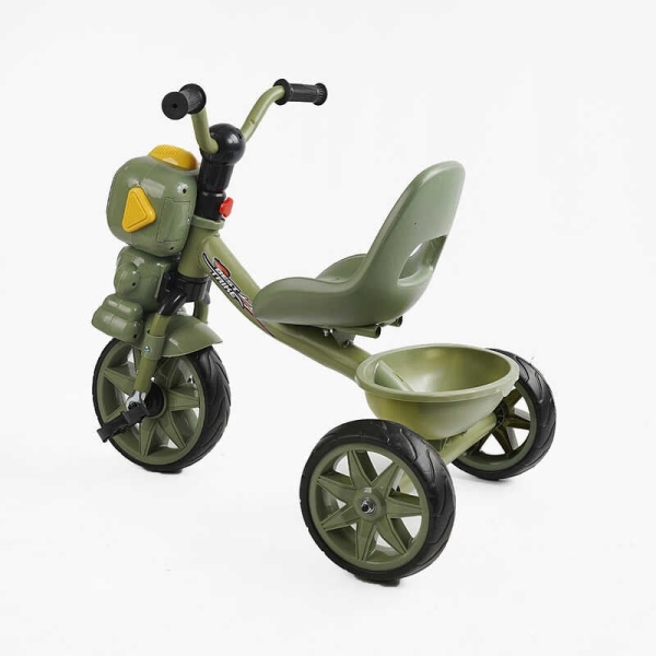 Велосипед 3-х колісний BS-50570 "Best Trike" (1) колеса EVA переднє 10’’, заднє 8’’, сталева рама, УКР. ОЗВУЧУВАННЯ, кошик, в коробці