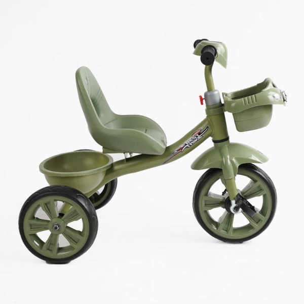 Велосипед 3-х колісний BS-60417 "Best Trike" колеса EVA переднє 10", заднє 8", сталева рама, УКР. ОЗВУЧУВАННЯ, кошик, в коробці