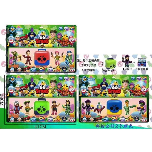 Герої LDY 220932 (72) Brawl Stars, 3 види, на листі