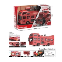 Автобус YW 9099 B (24/2) звуки, підсвічування салона, конструктор, інерція, викрутка, рухомі деталі, в коробці