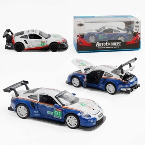 Машинка 31690 (48/2) "Авто Експерт" 2 види, металопластик, 1:32, звук, світло, інерція, відкриваються двері, в коробці