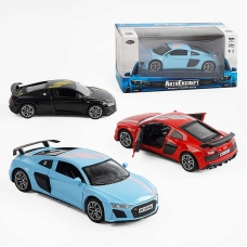Машинка DL 69377 (48) "Авто Експерт", 3 кольори, металопластик, масштаб 1:32, світло, звук, інерція, відчиняються двері, багажник та капот, в коробці, ВИДАЄТЬСЯ ТІЛЬКИ МІКС ВИДІВ
