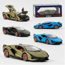 Машинка GT - 07739 (24/2) "Авто Експерт", 4 кольори, металопластик, 1:24, звук, світло, інерція, рухомі елементи, у коробці, ВИДАЄТЬСЯ МІКС ВИДІВ