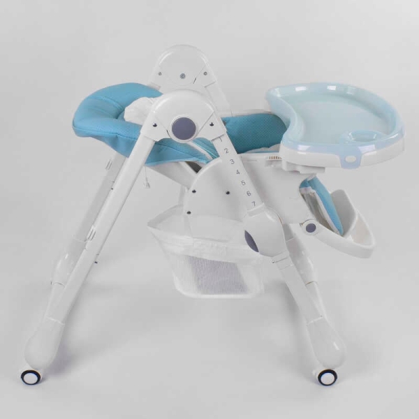 Стільчик для годування Toti W-48406 (1) м'який PU, м'який вкладиш, 4 колеса, знімний столик, в коробці