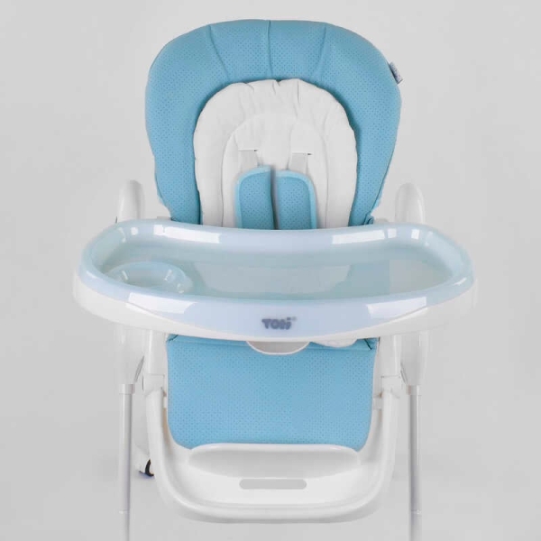 Стільчик для годування Toti W-48406 (1) м'який PU, м'який вкладиш, 4 колеса, знімний столик, в коробці