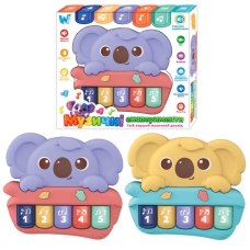 Піаніно "Музичні експерименти" 93132 (72) "WToys", 2 кольори, ОЗВУЧУВАННЯ УКРАЇНСЬКОЮ МОВОЮ, 4 пісні, 5 казок, ноти, цифри, в коробці