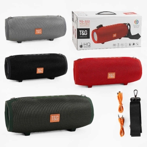 Колонка C 67913 / TG 322 (18) bluetooth, підсвічування, від акумулятора, micro USB, TF-картка, usb-слот, AUX-дріт, в коробці, ВИДАЄТЬСЯ ТІЛЬКИ МІКС ВИДІВ