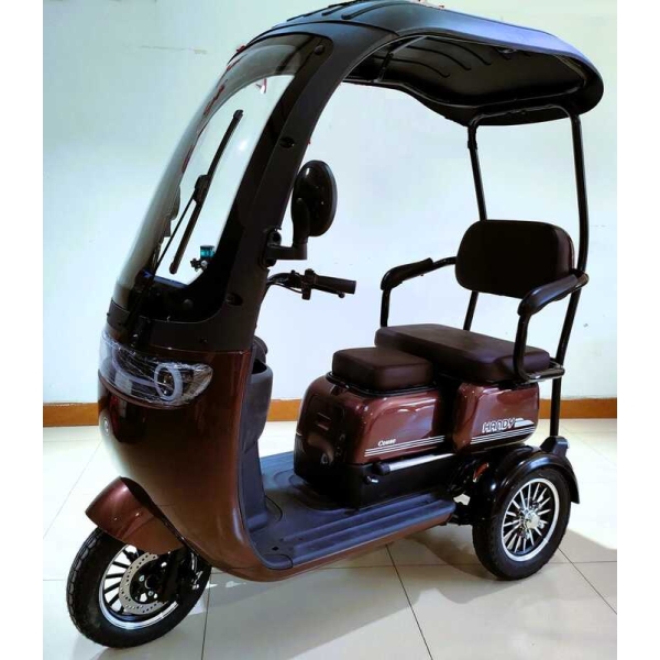 Електричний трицикл Corso «Handy» HD-73711 (1) +1 ЯЩИК АКУМ., двигун 800W, акумулятор 72V/20Ah, колеса 300-10, в коробці