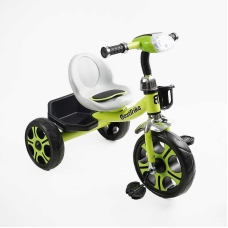 Велосипед 3-х колісний BS-25084 "Best Trike" колеса EVA переднє 12", заднє 10", сталева рама, фара з музикою та світлом, кошик, в коробці