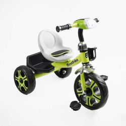 Велосипед 3-х колісний BS-25084 "Best Trike" колеса EVA переднє 12", заднє 10", сталева рама, фара з музикою та світлом, кошик, в коробці