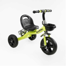Велосипед 3-х колісний BS-11823 "Best Trike" сталева рама, колеса EVA, переднє d=10", заднє d=8", кошик, бутилочка, в коробці