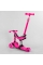 Самокат-велобіг 3в1 триколісний BS-23180 (4) Best Scooter, 3 колеса PU зі світлом, сидіння, амортизатори, батьківська ручка