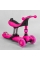 Самокат-велобіг 3в1 триколісний BS-23180 (4) Best Scooter, 3 колеса PU зі світлом, сидіння, амортизатори, батьківська ручка