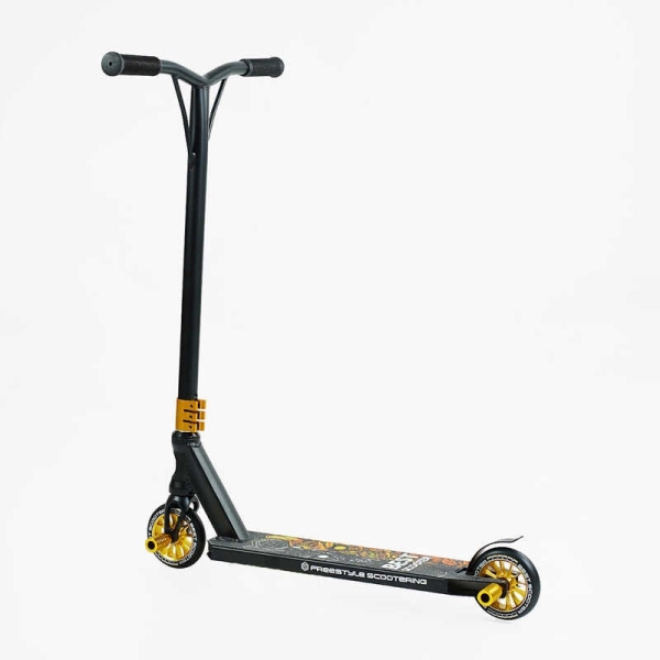 Самокат трюкових Best Scooter 51738 HIC-система, Пегі, алюмінієвий диск і дека, колеса PU d-110 мм, ширина керма - 52 см, висота - 83 см, в коробці
