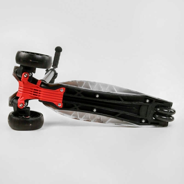 Самокат триколісний MAXI S - 12208 “Best Scooter”, кермо знімне, колеса PU зі світлом, переднє 130х25 мм, задні здвоєні 80х45 мм, в коробці
