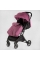 Візок прогулянковий дитячий "JOY" Comfort L-30201 колір ФІОЛЕТОВИЙ, рама сталь з алюмінієм, футкавер, підсклянник, телескопічна ручка